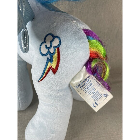 Build-a-Bear My Little Pony Rainbow Dash with Rainbow Cape 2013 Plush - Picture 7 of 16